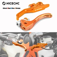NICECNC para KTM 125 200 250 300 350 400 450 500 EXC EXCF XCW SX SXF XC XCF 2014- 2024 palanca de freno corta y palanca de embrague corta