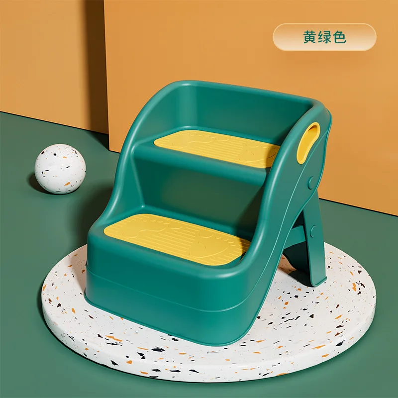Kids' Foldable Step Stool: Handwashing, Face Washing, Toilet Anti-Slip