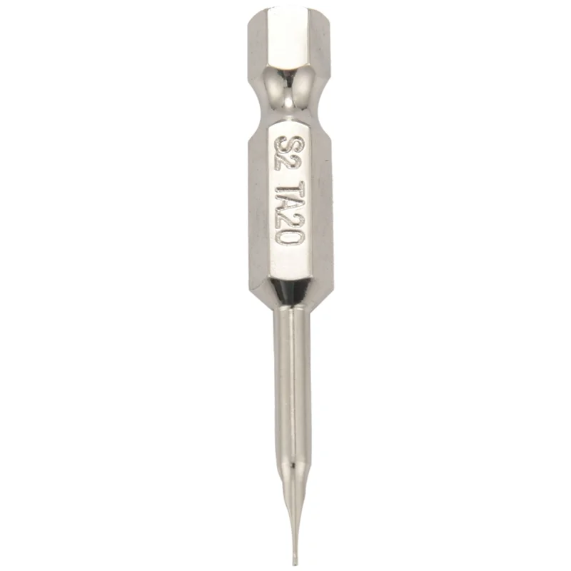 A50i 12pçs pontas de parafuso triangular de aço s2, chave de fenda magnética, cabeça de parafuso triangular antiderrapante 1.8/2/2.3/2.5/2.7/3mm