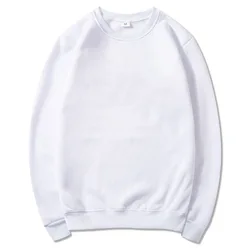 2024 New High Quality Plus Size Crew Neck Sweatshirt Unisex Thick Blank Plain Plus Size Men's Hoodies Sweatshirts