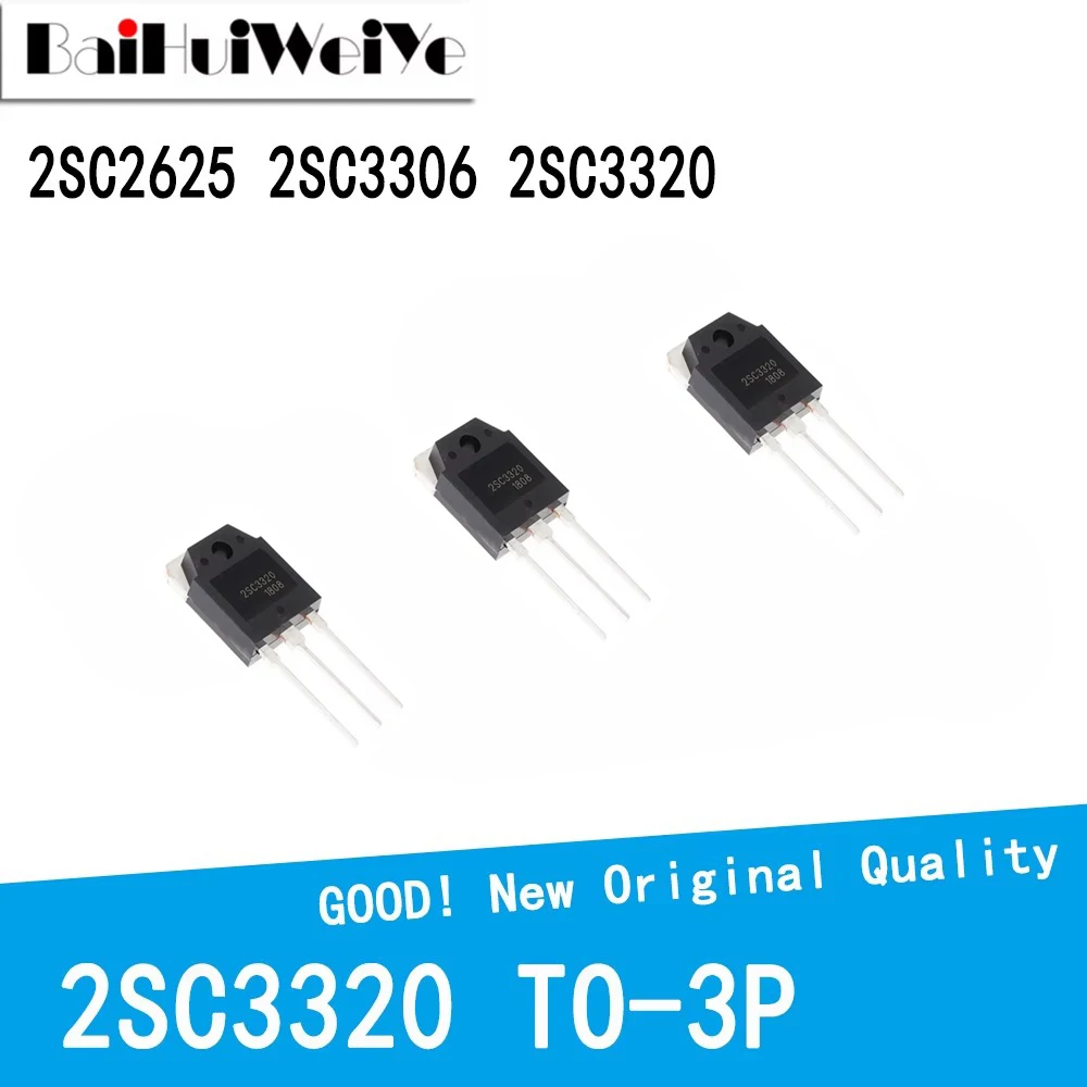5 peças 2sc2625 2sc3306 2sc3320 c2625 c3306 c3320 transistor de comutação de alta potência TO-3P para-247 novo chipset de boa qualidade