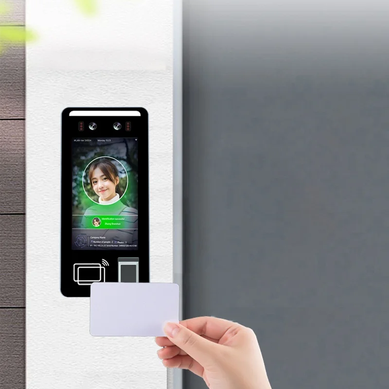 Tendcent 5-inch Biometric Face Recognition Machine Security System NFC RFID Card Fingerprint Support OEM ODM SDK Dynamic Facial