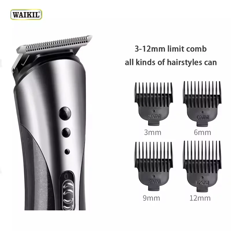 ماكينة قص شعر كهربائية متعددة الوظائف من WAIKIL ، ماكينة تشذيب شعر الأنف الاحترافية ، ماكينة إصلاح ، قابس أوروبي ، 3 في 1 ، جديد
