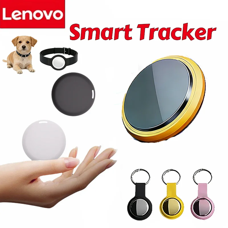 

Lenovo Bluetooth GPS Smart Tracker Anti-Lost Reminder Device Bags Elderly Kid Air Tag Tracking Locator For IOS Android Finder