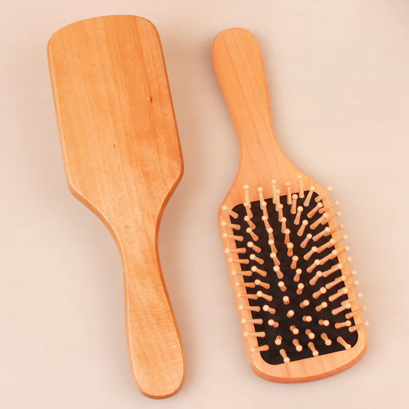 Wooden Airbag Massage Comb Scalp Care Female Curly Hair Anti-static Hair Loss Large Board Hair Brush Cepillo Para Cabello