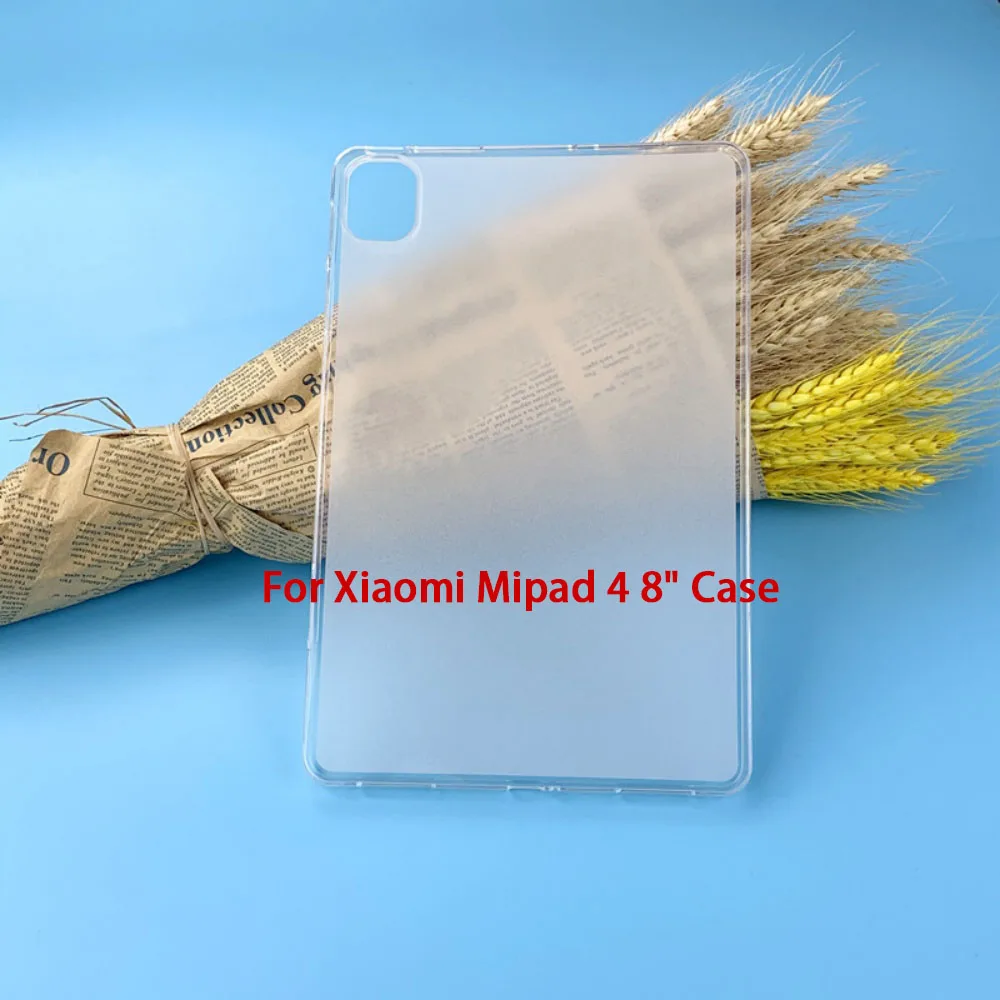 

Чехол для планшета Xiaomi Mipad 4, мягкий чехол из ТПУ для 8 дюймов, чехол для Xiaomi Mi Pad 4, защитный чехол + подарок