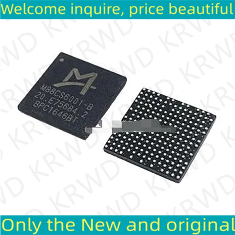 

5PCS M88CS6001-B20 New and Original Chip IC M88CS6001-B20/18 M88CS8001-T000/T200 Digital set-top box MTG original BGA chip