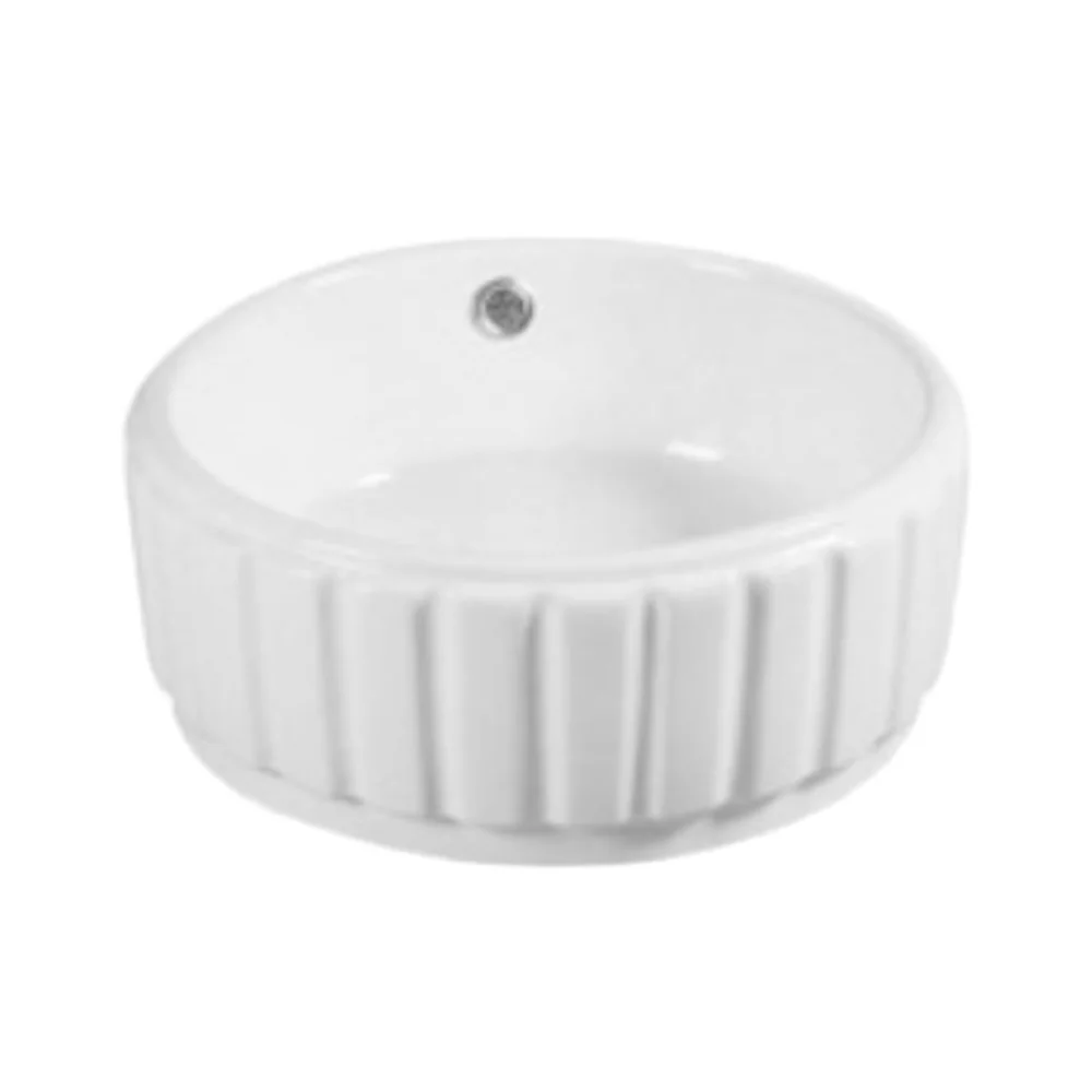 

2026 Modern Single-Hole Ceramic Basin Irregular White Stone Art For Household Or Hotel Counter Installation In Washroom