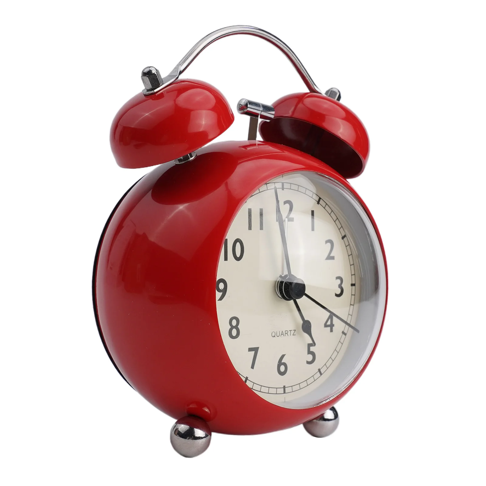 Timeless for Twin Bell Vintage Alarm Clock with For Battery Power and Backlight for Functional Bedroom or Study Space Decor