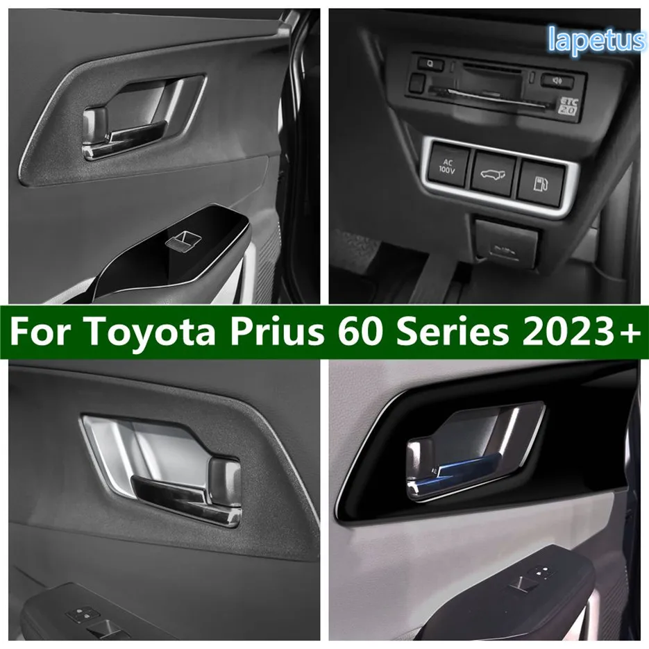 

Window Lift Button Head Light Lamp Switch Inner Door Handle Bowl Cover Trim For Toyota Prius 60 Series 2023 2024 Car Accessories