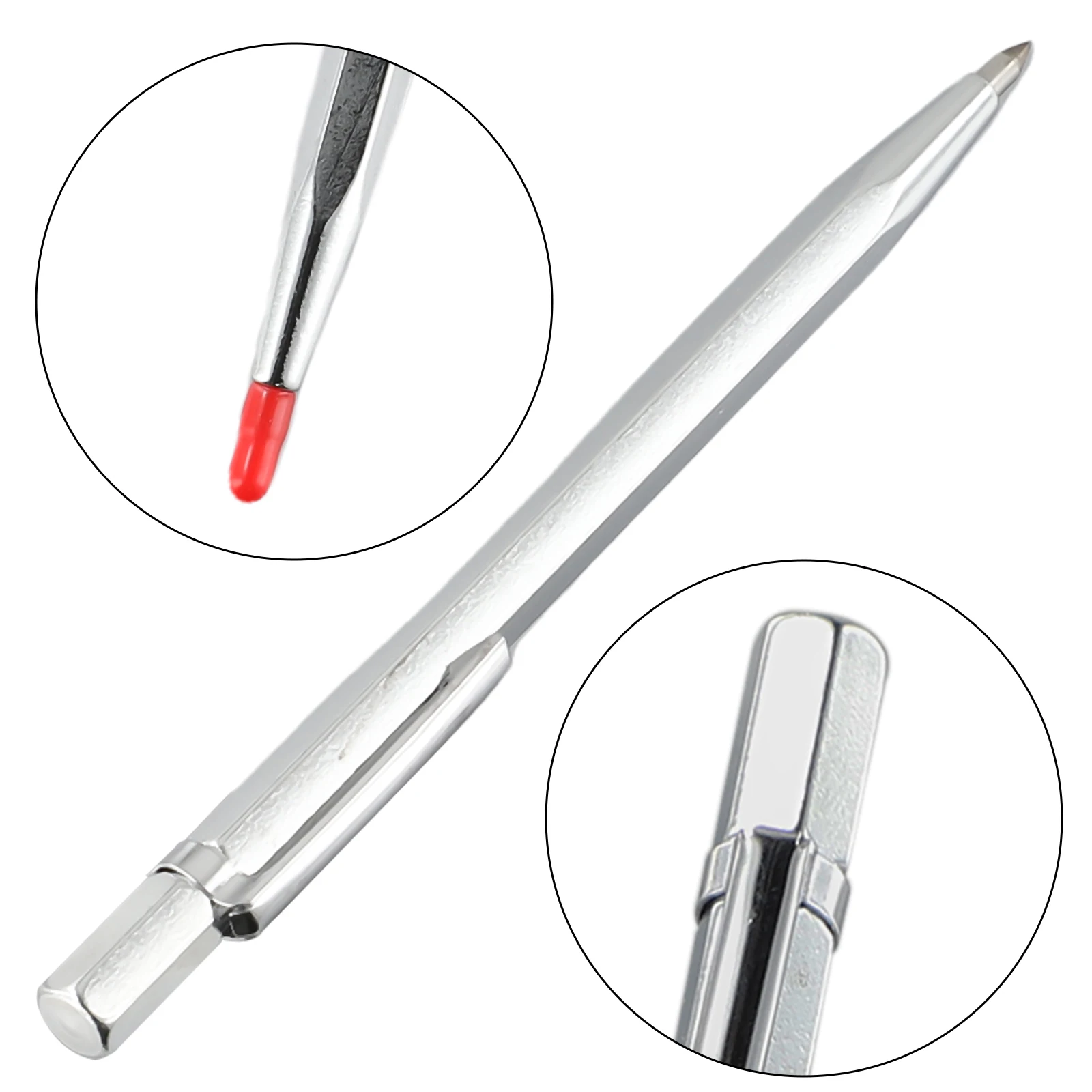 

Carbide Marker pen Marker Metal Pen Scribe Scriber Scribing Silver Steel Tip Tungsten Premium Useful Accessories Practical