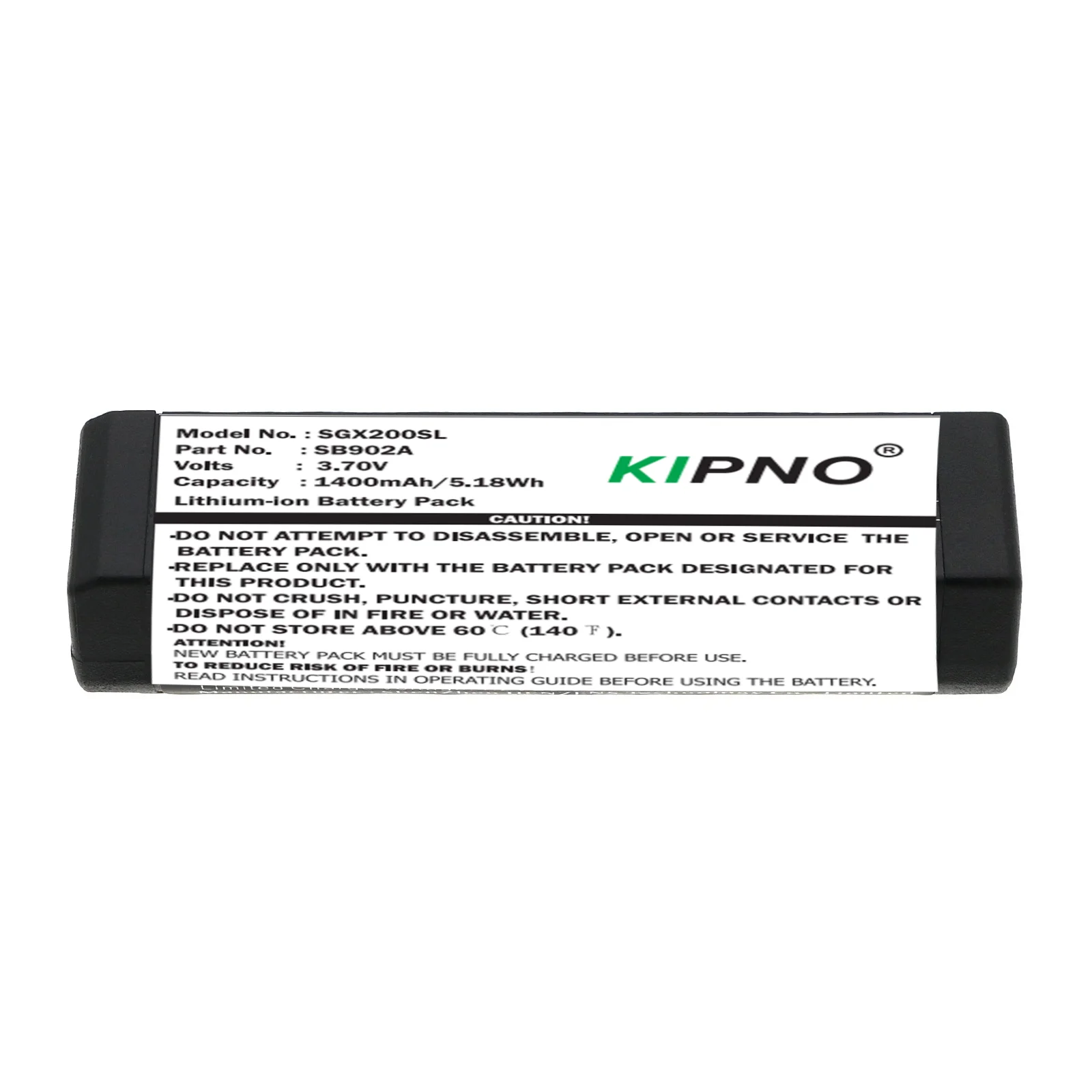 KIPNO 1400mAh Speaker Battery SB902, SB902A for SHURE GLX-D Digital Wireless Systems, GLXD1, GLXD2