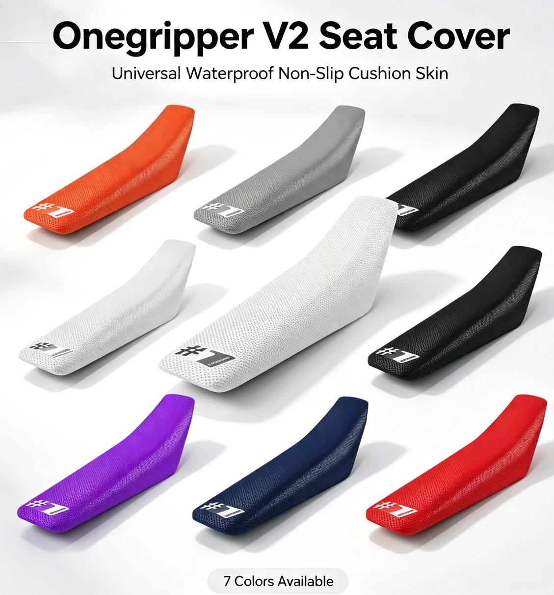 Motorcycle Dirt Bike Seat Cover, Universal Non‑Slip Gripper Waterproof Wear‑Resistant Soft For KTM GASGAS Enduro Off‑Road