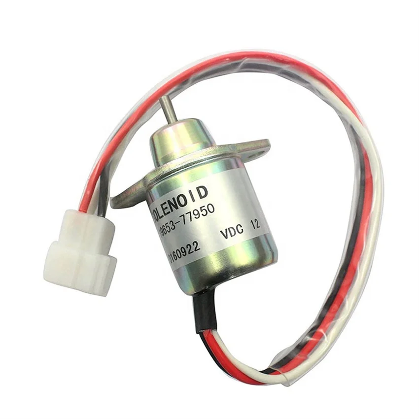 12V New Fuel Shutdown Shut Off Solenoid for Woodward for Yanmar for John Deere Tractor 1503ES-12S5SUC5S SA-5213 119653-77950