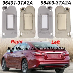 For Nissan Altima 2013 2014 2015 2016 2017 2018 96401-3TA2A Beige Grey Left Right Side Lighted Lighted Sun Visor 96400-3TA2A
