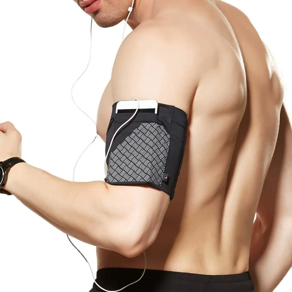 

Cell Phone Armband for Running, Sports Armband for All Phones Fitness and Gym Workouts Universal (iPhone X/8/7/6/Plus,Samsung Galaxy S9/S8/S7/S6/Edge/Plus & LG,Huawei,Google,Sony & More) Black L