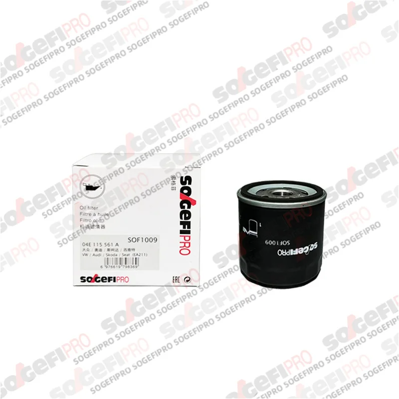 

For Audi A1 A3 A4 A5 Q2 Q3 Skoda Fabia Octavia Rapid Superb Kamiq Yeti Scala Citigo Seat Ibiza Leon SOGEFIPRO Oil Filter SOF1009