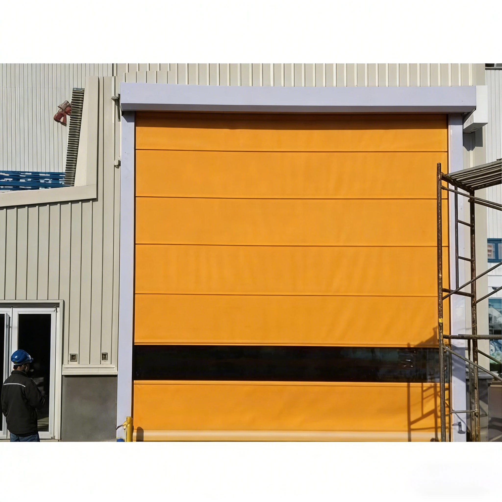Hot Selling Outdoor Windproof Refrigerated Doors for Warehouses Shops Cold Storage and Heat Insulating PVC Roller Shutter