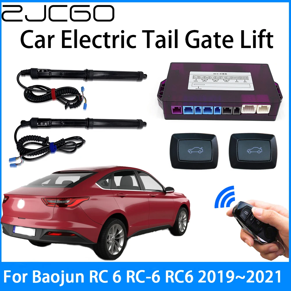 

ZJCGO Car Power Trunk Electric Suction Tailgate Intelligent Tail Gate Lift Strut For Baojun RC 6 RC-6 RC6 2019 2020 2021