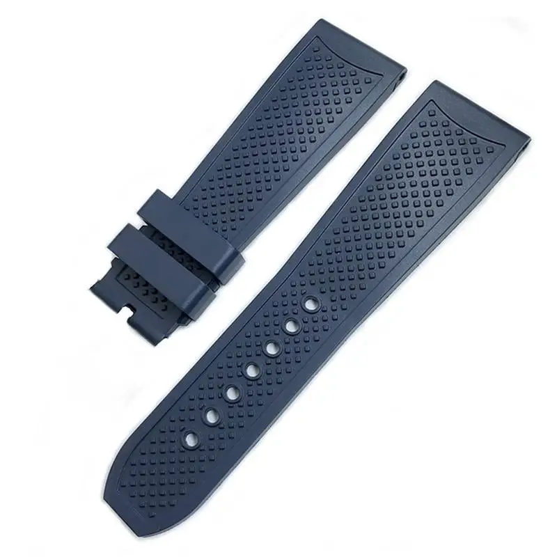 TINTAG For CALIBRE DE CARTIER TANK SOLO SANTOS DE Waterproof Silicone Watch Strap Rubber Watchbands 22mm 23mm 24mm