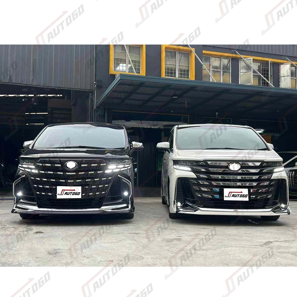 New Modified Facelift Car Exterior Body Kits for Toyota ALPHARD 30 35 2015-2018 2019-2022 Anh30 Anh35 Upgrade to ALPHARD 40 2024