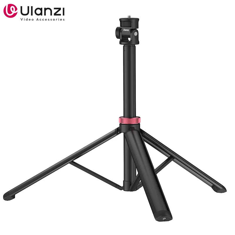 Ulanzi MT-79 Supporto per luce in lega di alluminio Treppiede portatile con supporto per luce da 2 m per fotocamera Smartphone Luce di riempimento Treppiede regolabile