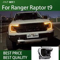 Car For Ford Ranger Raptor t9 2022 Headlights DRL Hella LED Bi Xenon Bulb Fog Lights Car Accessory Turning Everest Head Lamp