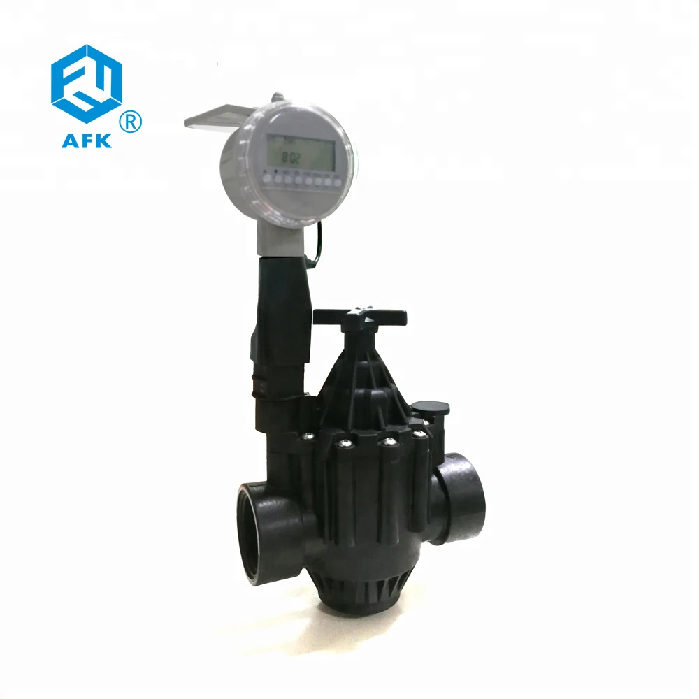 

2" Nylon Irrigation Solenoid Valve For Garden and Agriculture Irrigation with solar timer