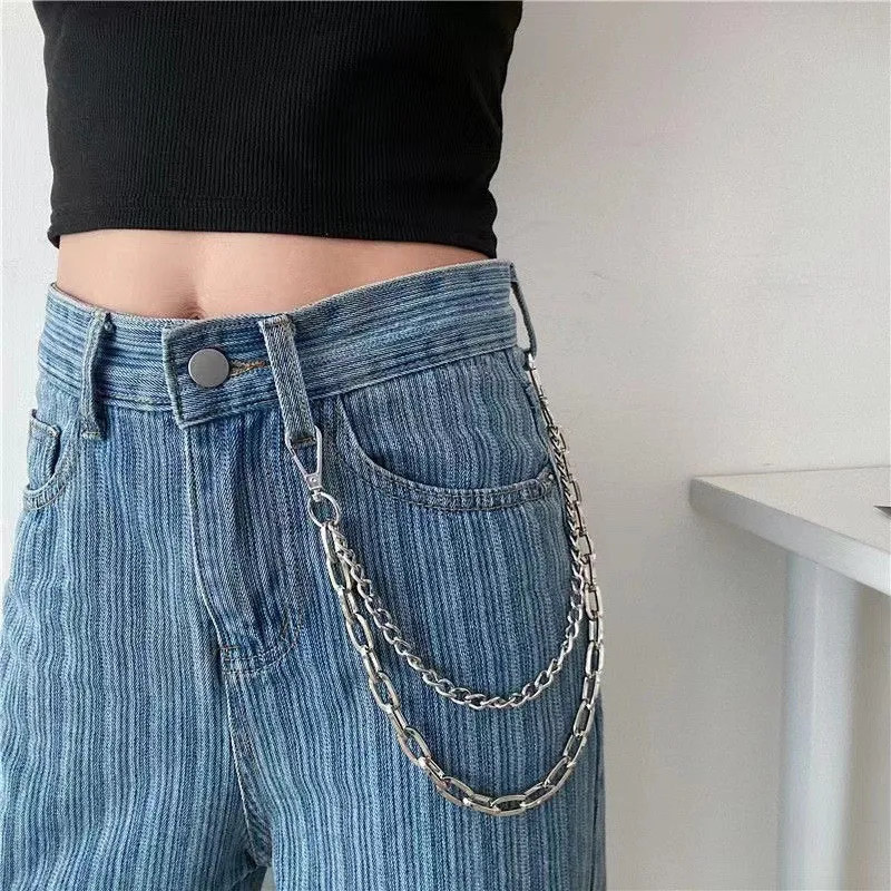 Metal Trousers Chain For Jeans Pants Punk Men Wallet Belt Chain Fashion Jewelry For Men Women Trinket