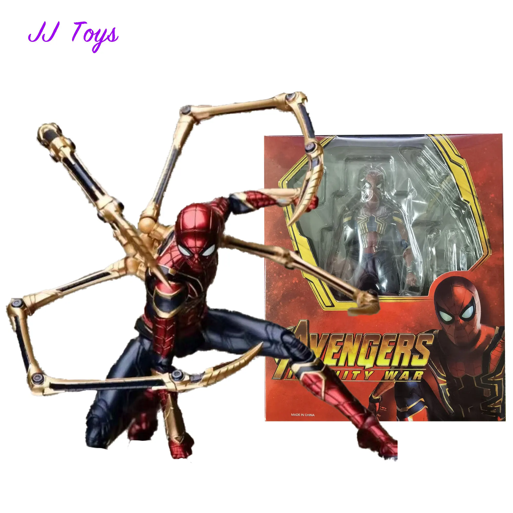 

15cm Marvel Comics Anime Figures Movable Iron spiderman Action Figure Statue Model Doll Collection Toys Gifts
