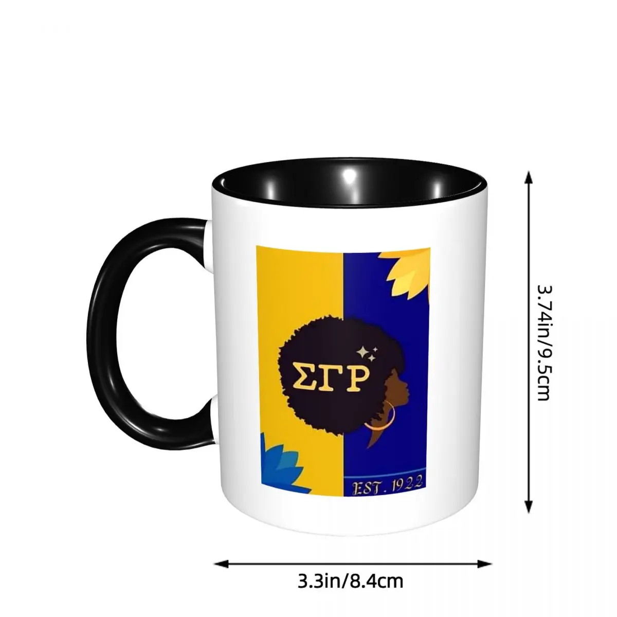 Sigma Gamma Rho 1922 SGR Mug Funny Ceramic Coffee Cups Tea Mugs Milk Cup Drinkware Gift for Friends
