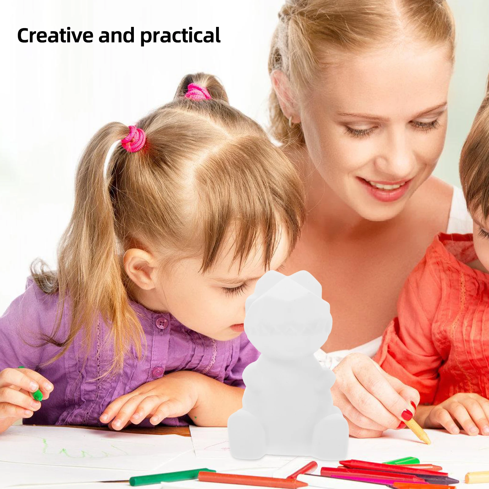 Kit de peinture à faire soi-même pour enfants, veilleuse dinosaure à dessiner, projet d'artisanat artistique créatif, décoration élégante pour chambre à coucher