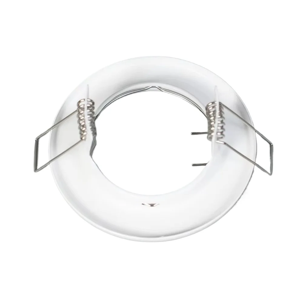 2/4/10pcs Metal White/Black GU10 Frame Recessed Lighting Fixture Fixed Spot Downlight Housing Modern Aluminum Alloy Lamp