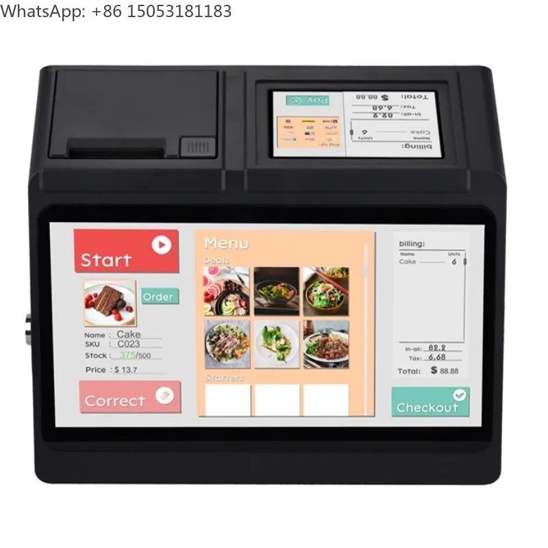 Touch Screen Terminal Machine Grocery Store  Pos System Restaurant Order Terminal
