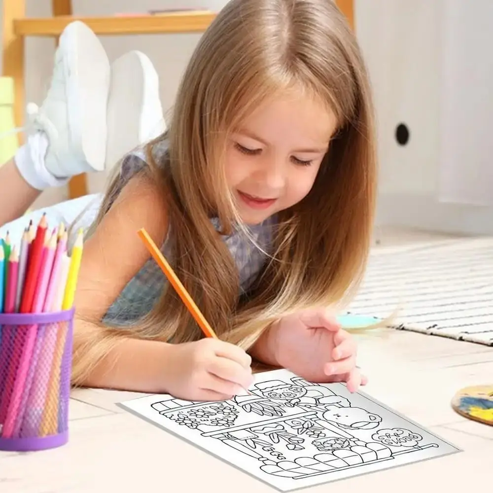 Creative Spooky Cutie Coloring Book Relaxation Gift Educational Graffiti Painting Book Doodles Book Adults and Teens