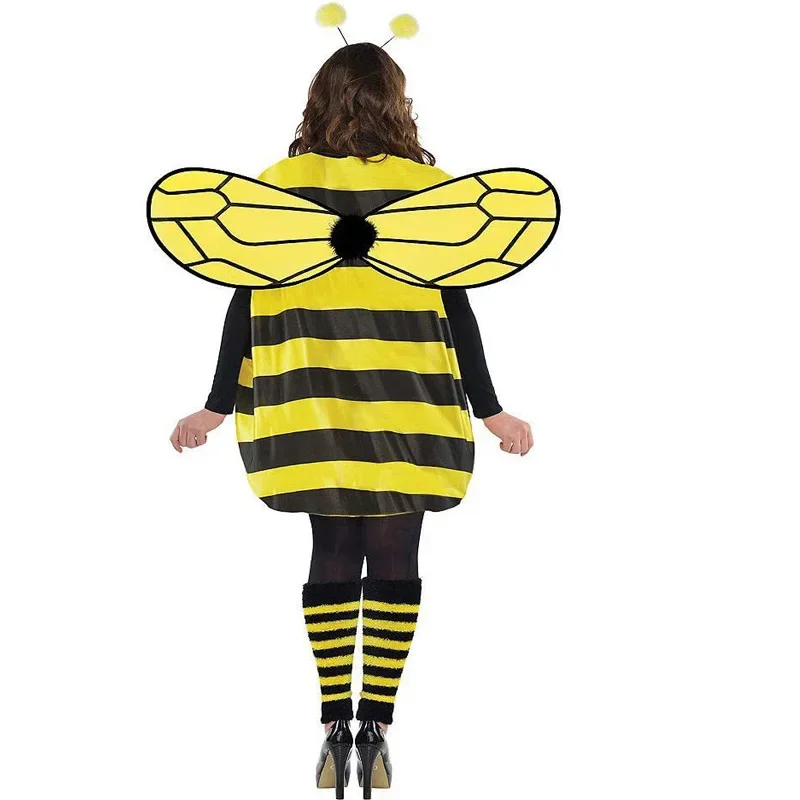 Women Darling bee costume Halloween Girls Lady Bird fancy dress Outfit Adult Ladies