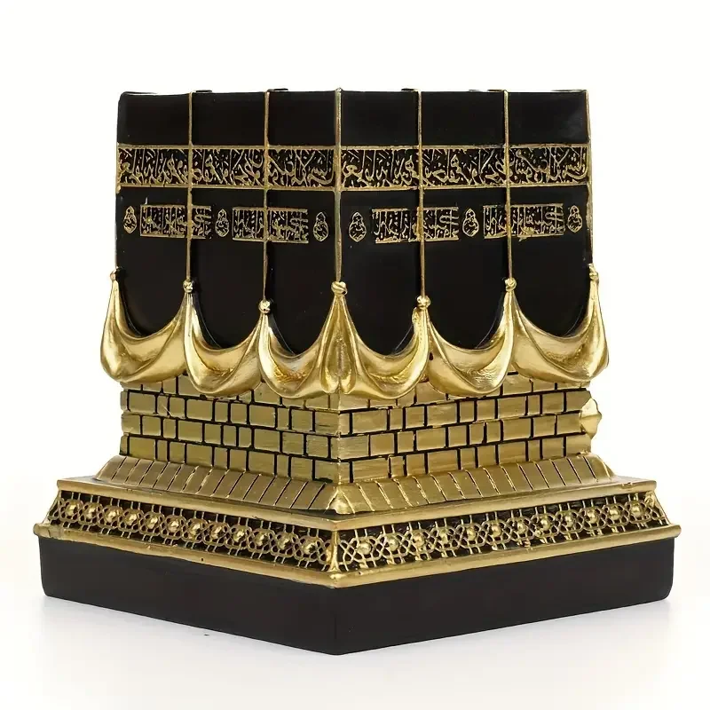 Celestial 3D Kaba Model, Islamic Gift Sculpture, Decorative Table, Eid Al-Fitr Gift, Modern Table Decoration Style, Christmas