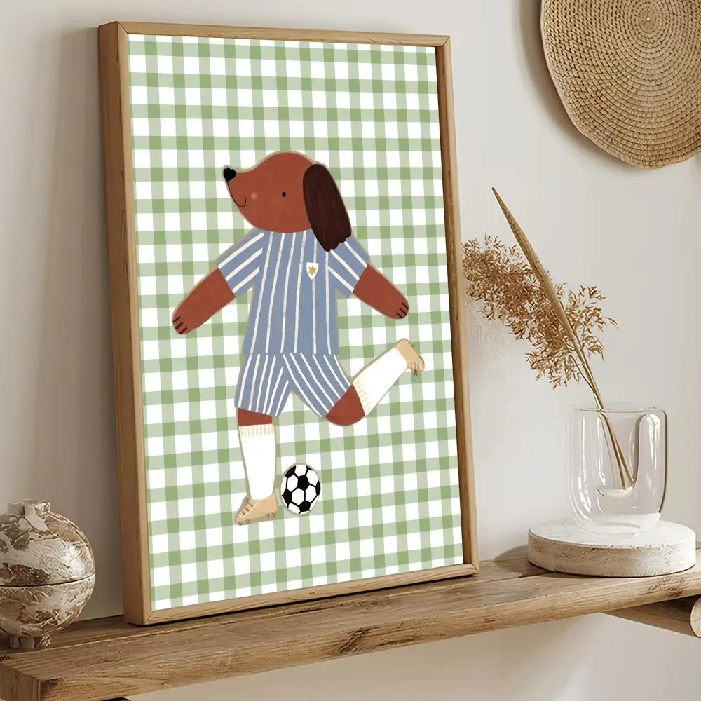 Niedliche lustige Tier-Cartoon-Poster-Aufkleber, selbstklebende Kunst für Schlafzimmer, Wohnzimmer, Heimdekoration, moderne Wandaufkleber, Geschenk – Detail 14