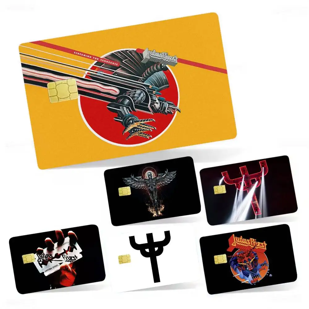 

J-Judas P-Priest 4pcs 1Set Film Skin for Debit Credit Bank Visa Card Decal Cover