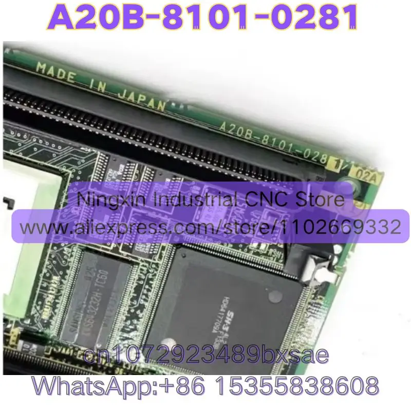 Used FANUC Mainboard A20B-8101-0281 A20B 8101 0281 For CNC System Controller Tested OK