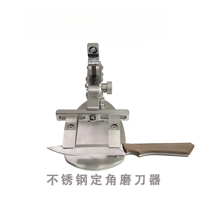 304 Stainless Steel Fixed‑angle Sharpener Household Blade Sharpening Jig Kitchen Knife Polishing Grinding Hand Tool