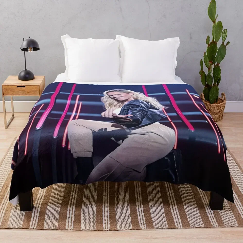 Helene Fischer Im Rausch Der Sinne Throw Blanket Soft Plush Plaid Tourist Flannels Travel Blankets