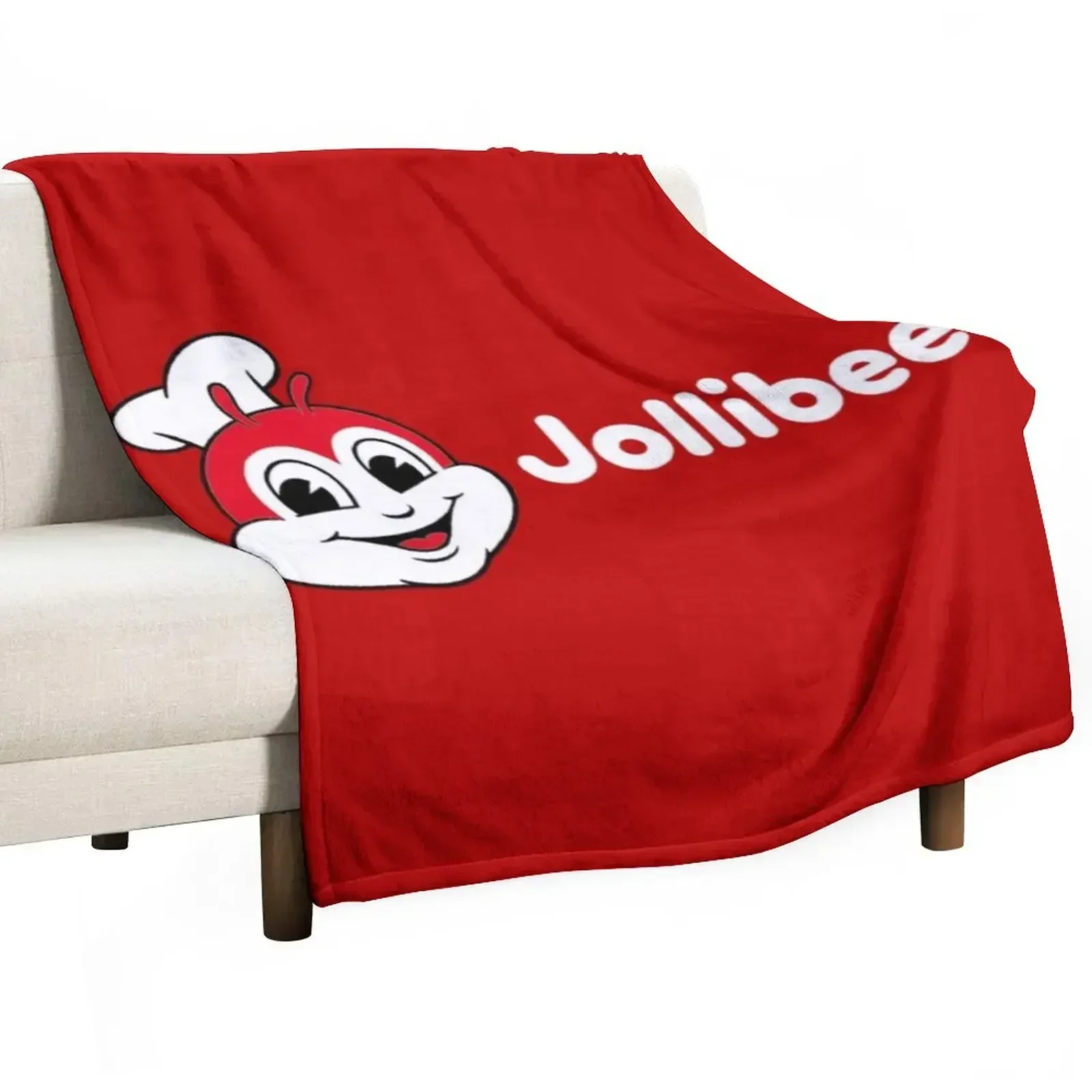 

Jollibee Cute Throw Blanket Plaid on the sofa manga Blankets