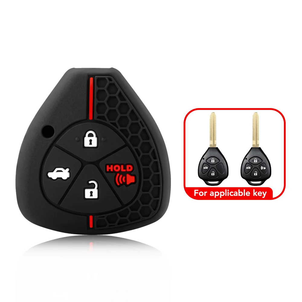 Car Key Cover Case Shell Fob for Toyota Corolla Camry Reiz RAV4 Crown Avalon Venza Matrix Blank Yaris Scion Auto Accessories