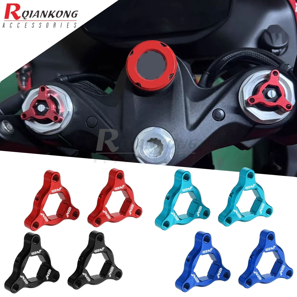 

CF450MT 2024 2025 2026 Motorcycle Parts Front Suspension Fork Preload Adjusters Caps For CFMOTO CF MOTO 450MT IBEX 450 MT MT450