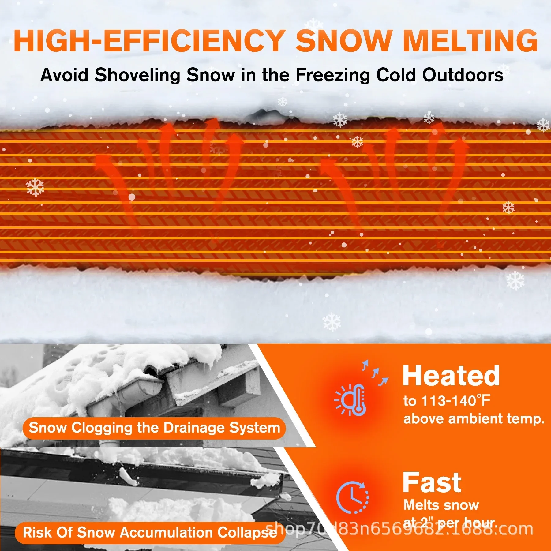 Good Cold-resistant and Antifreeze Electric Heating Heating Floor Mat Short Circuit Protection Silicone Rubber Flame Retardant