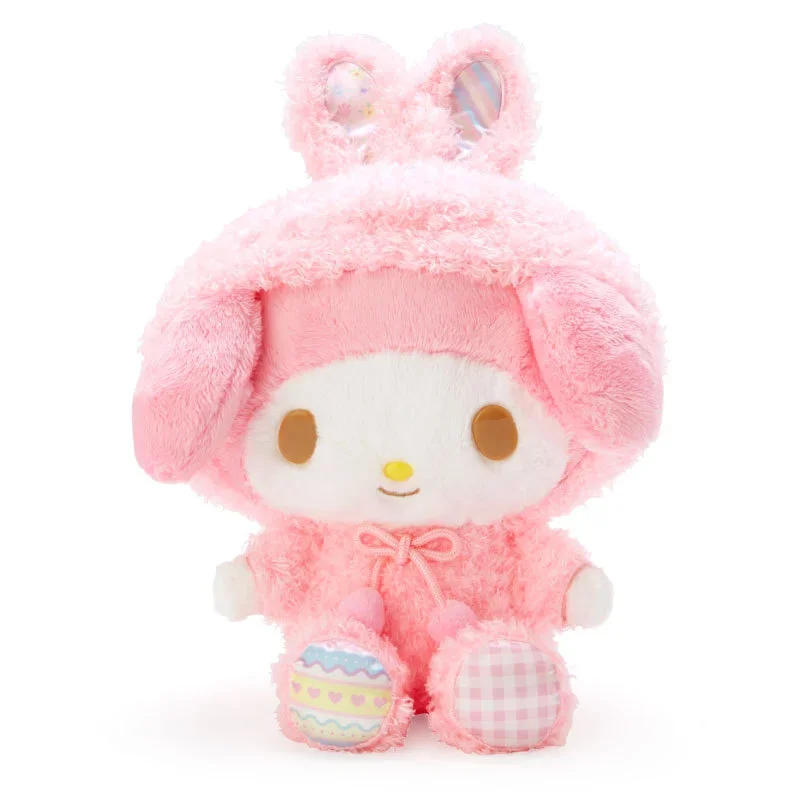 Sanrio Cartoon Kawali Kuromi Hello Kitty My Melody Cinnamoroll Pillow Plush Toys Soft Stuffed Dolls for Kids Birthday Gifts