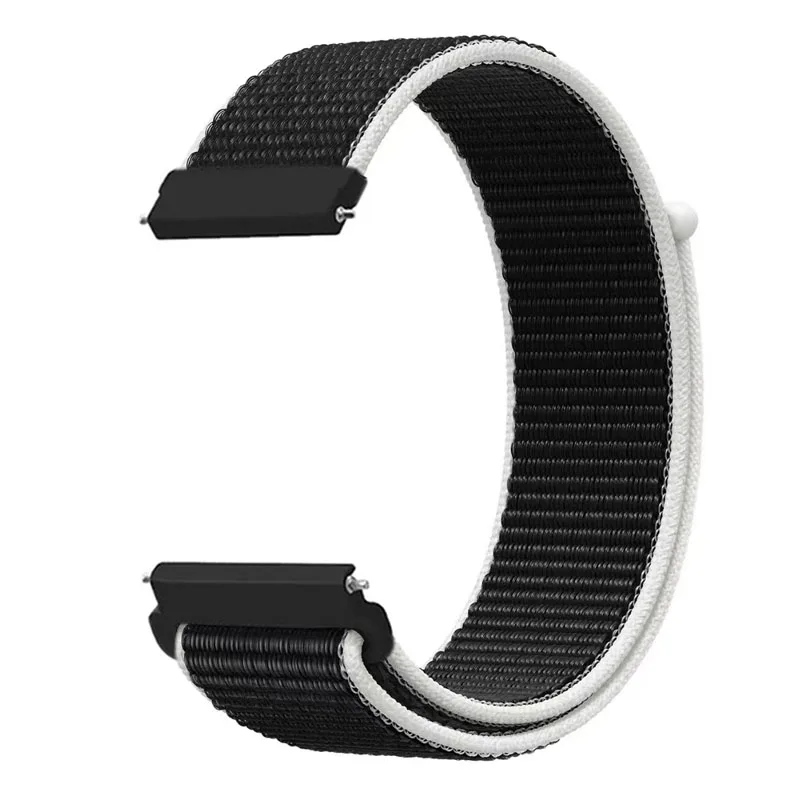 22mm 20mm Nylon Loop Strap For Amazfit Helio/Bip 6/Active 2/Balance 2 Flag Style Bracelet Wristband For Amazfit GTR 4/GTS 4 mini view 4