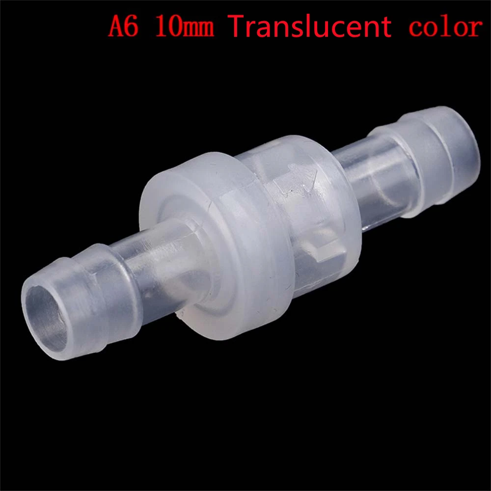 

Plastic Transparency Non-Return For Gas Water White 4mm / 6mm / 8mm / 12mm Water Stop Valve Check Valve One-way Lnline Valves