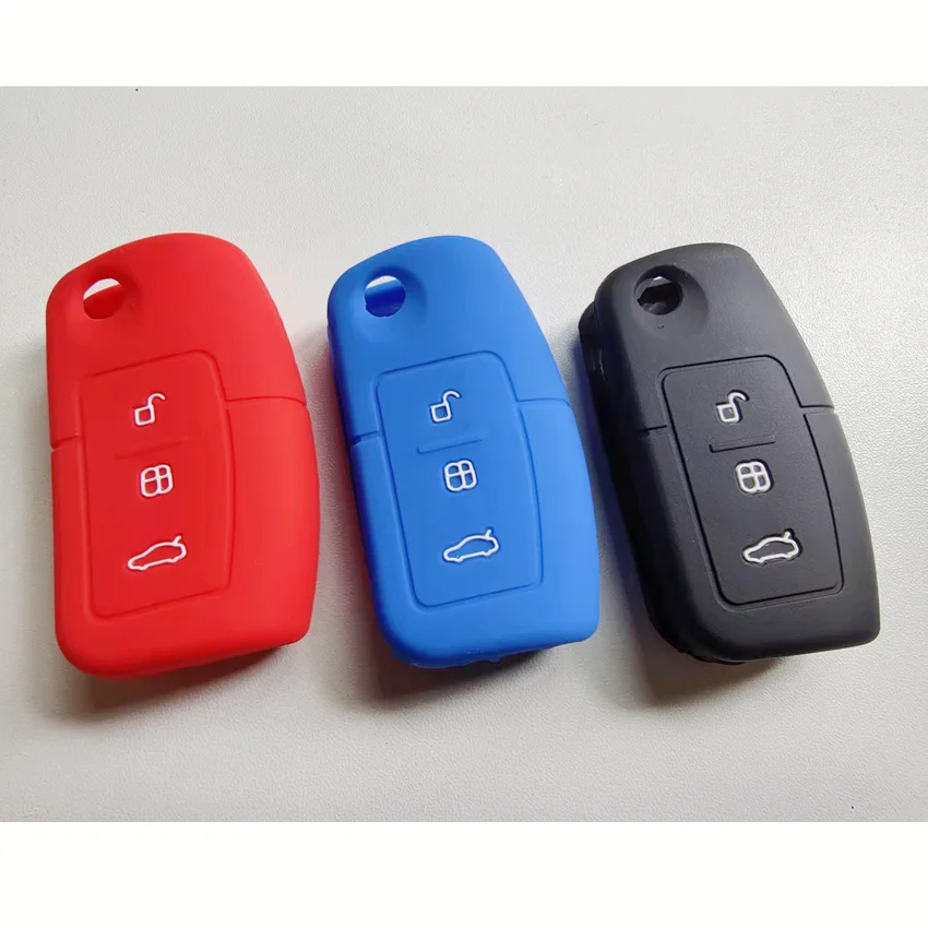 

Flip Folding Remote Key Case Cover For Ford Fiesta Focus Galaxy Mondeo Ecosport Kuga Escape Falcon B-Max C-Max Car Accessaries